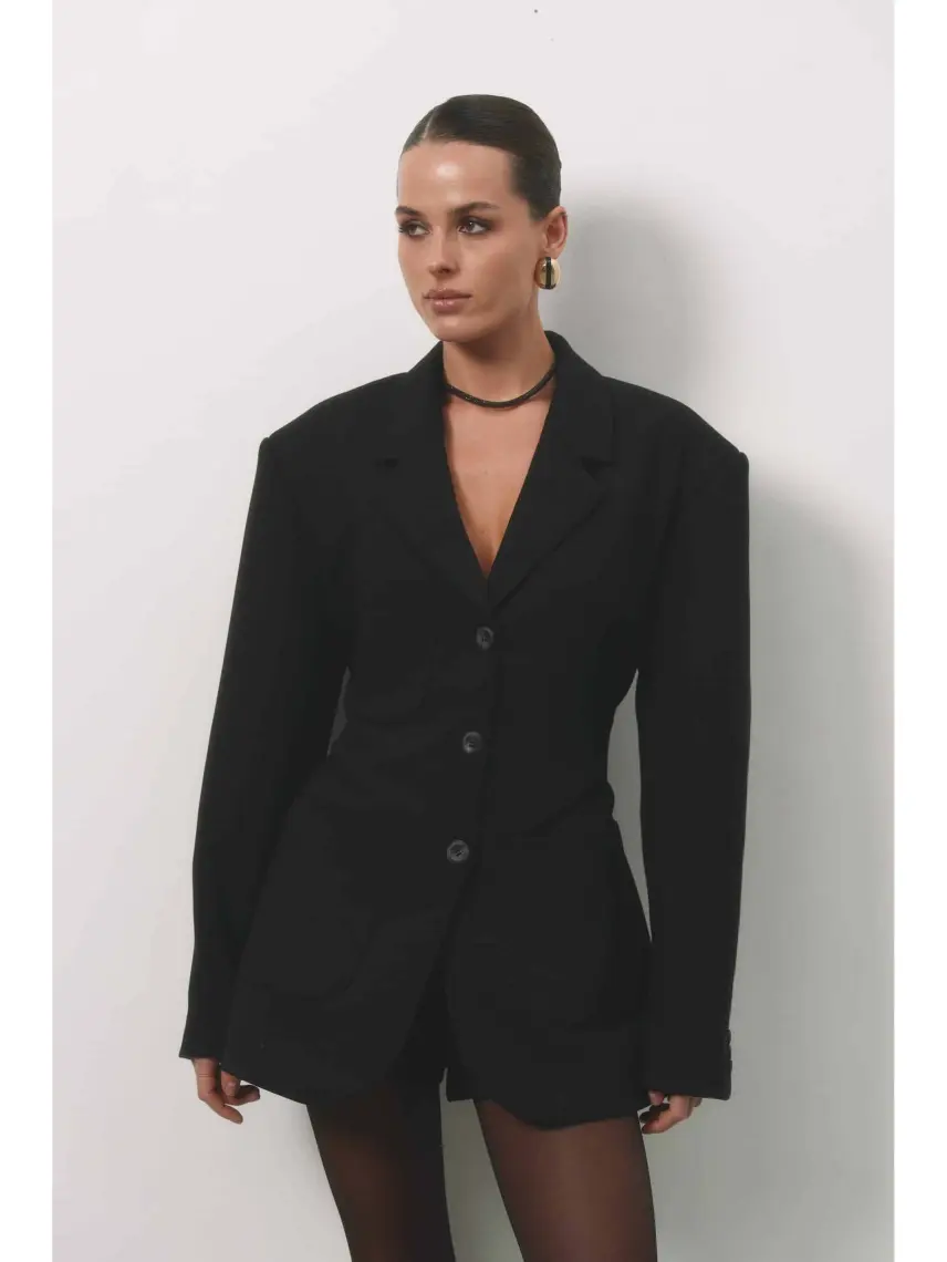 Samadhi Giacca oversize Nomy nera