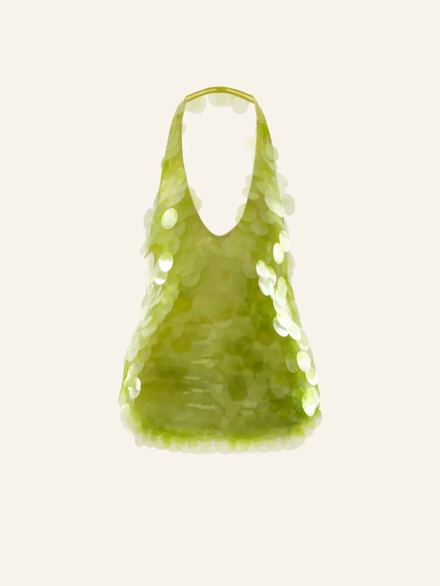 CULTNAKED Paloma top in Matcha