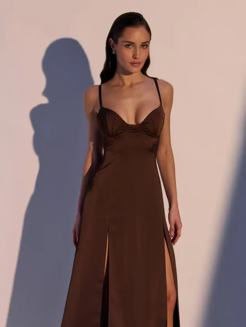 Samadhi Maxi dress Rosalie brown