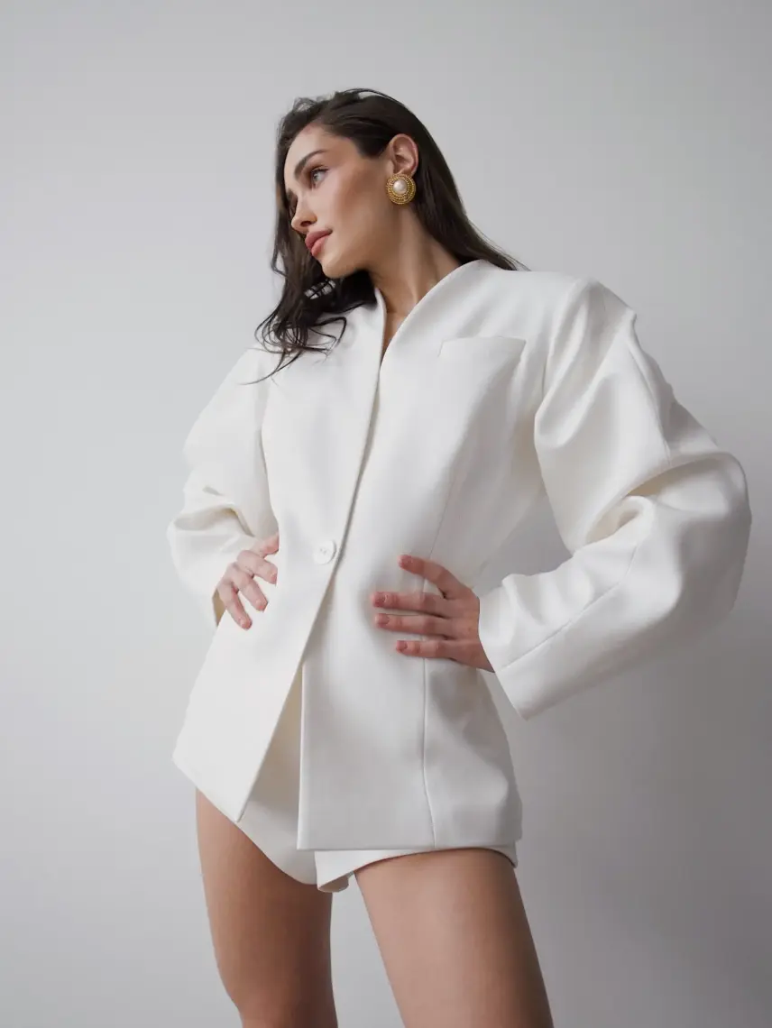 Stash Куртка Margaret кольору Milk