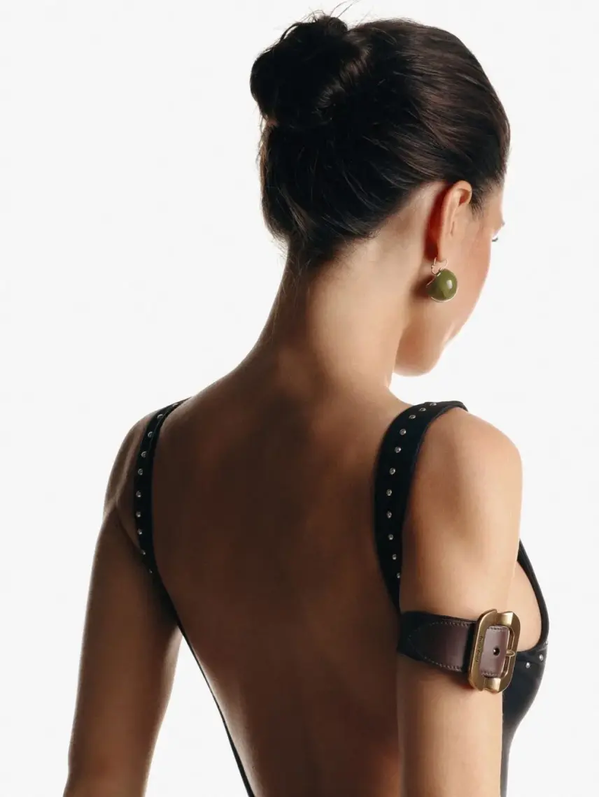 Swim by Di Costume intero a pois dorati