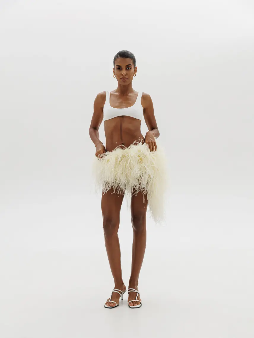 CULTNAKED Gonna-pantalone Cloud Nine in Butter