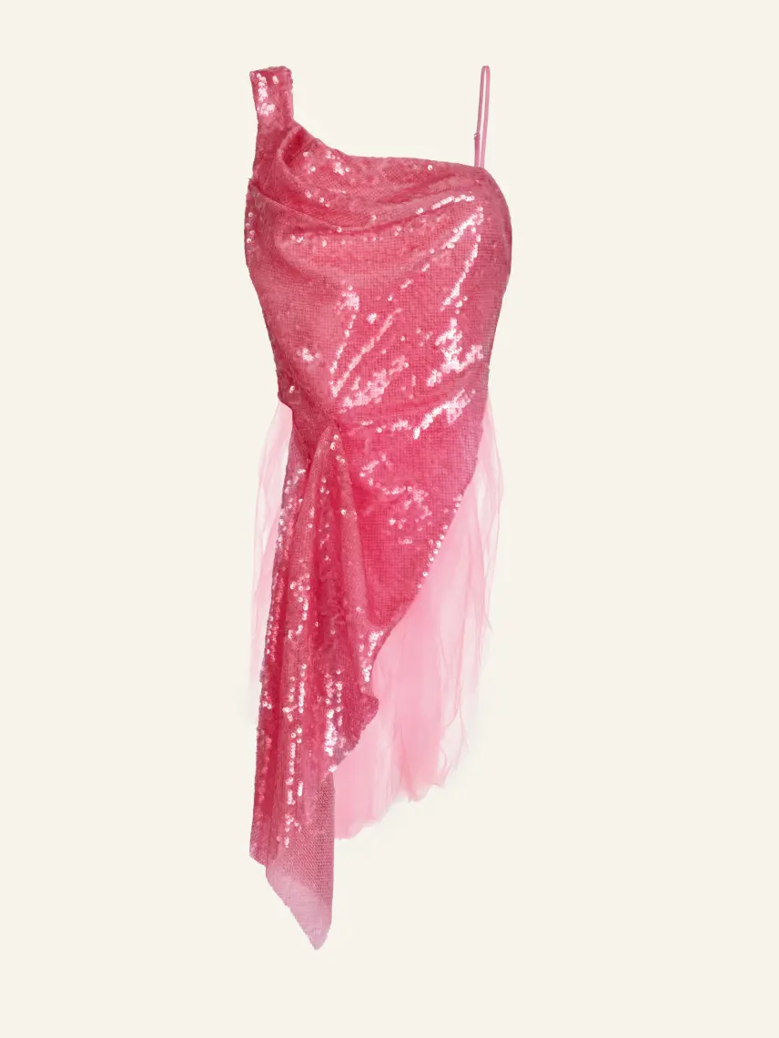 CULTNAKED Top a forma di luna in rosa