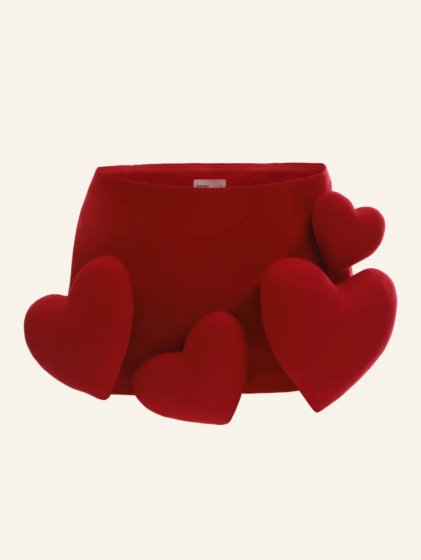 CULTNAKED Gonna-pantalone Adoration color rosso cuore