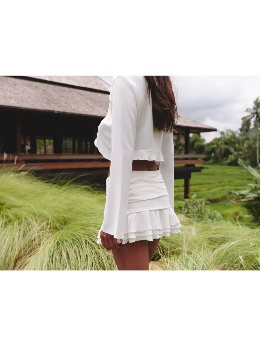 Stash Costum Ramona în alb