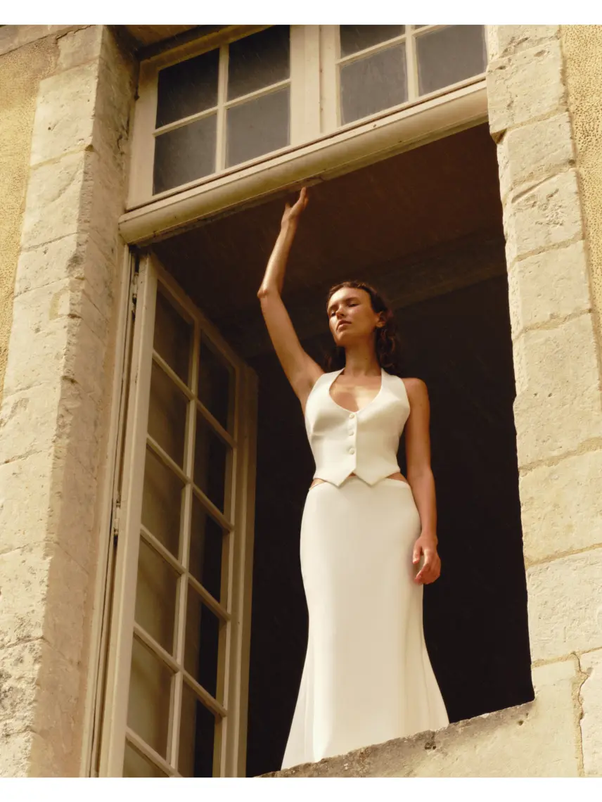 Stash JACQUELINE VEST W MLEKU