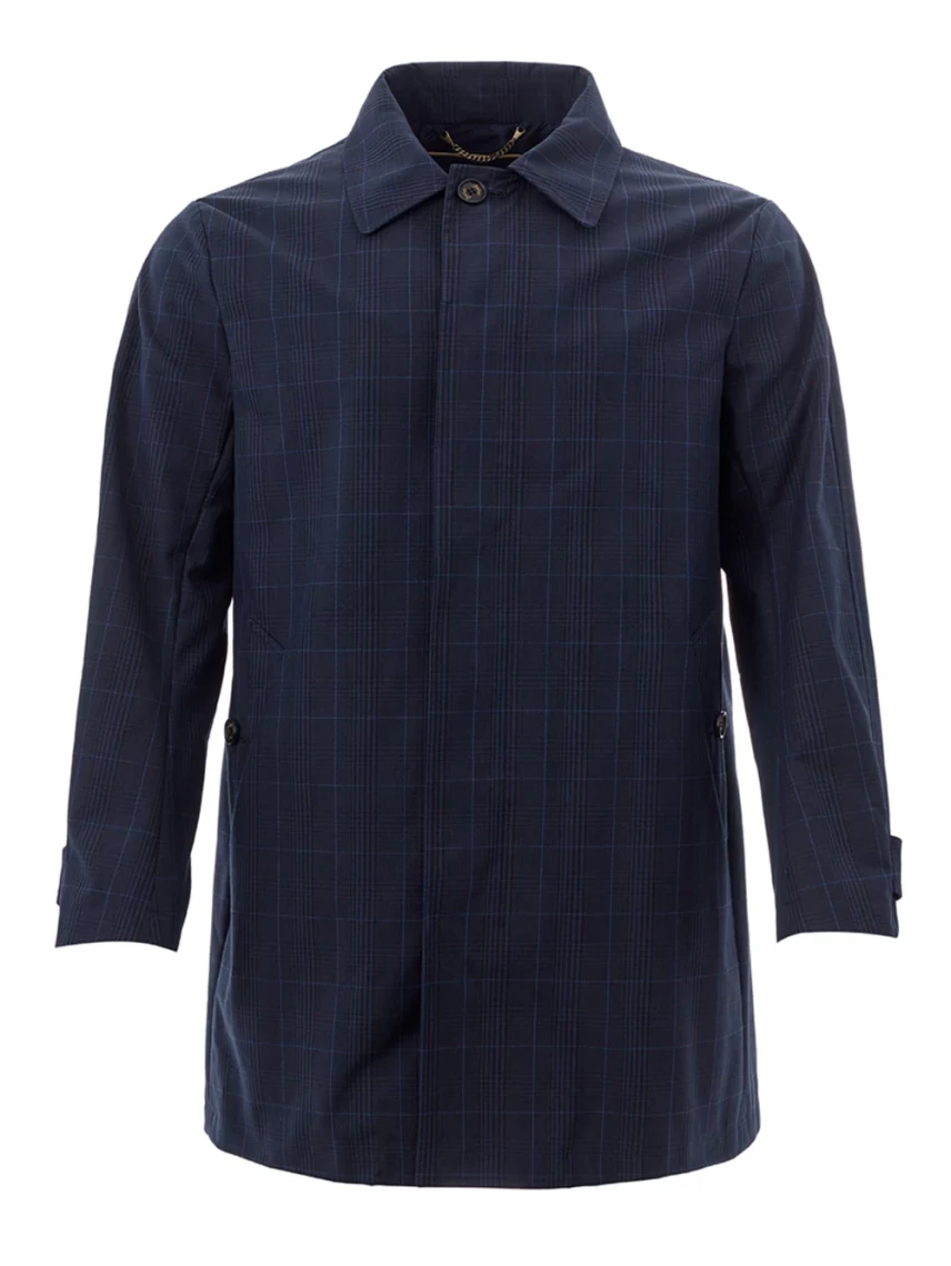 Sealup Giacca in cotone a quadri blu