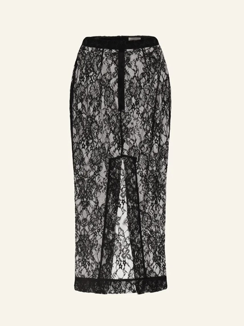 CULTNAKED Gonna Allure in pizzo nero