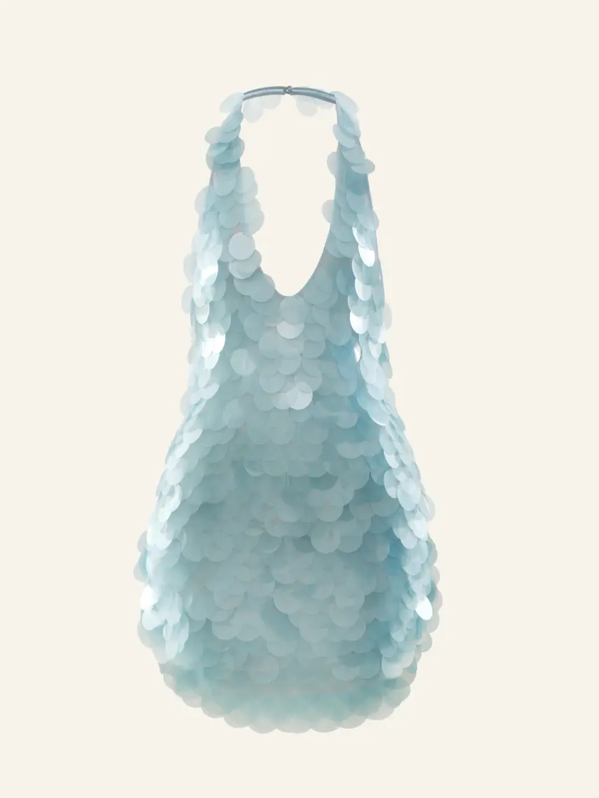 CULTNAKED Vestitino da bambina color azzurro acquamarina