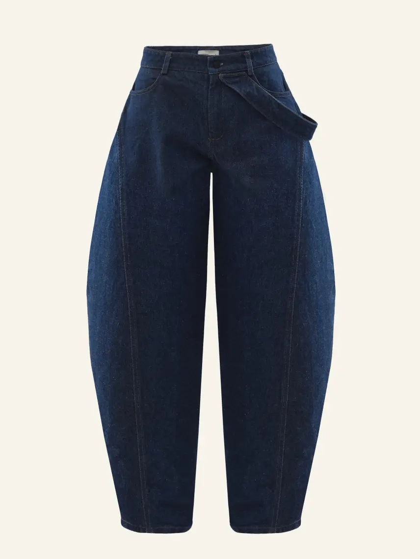 CULTNAKED Jeansy Barrel w kolorze Raw Denim