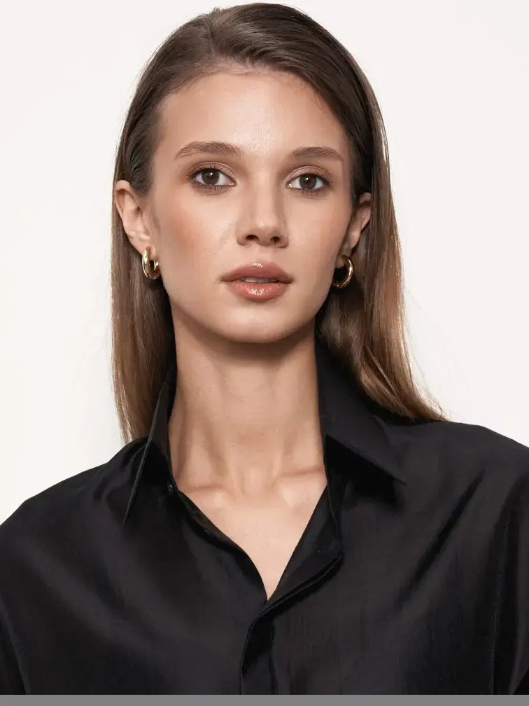 Samadhi Блузка-вуаль чорна