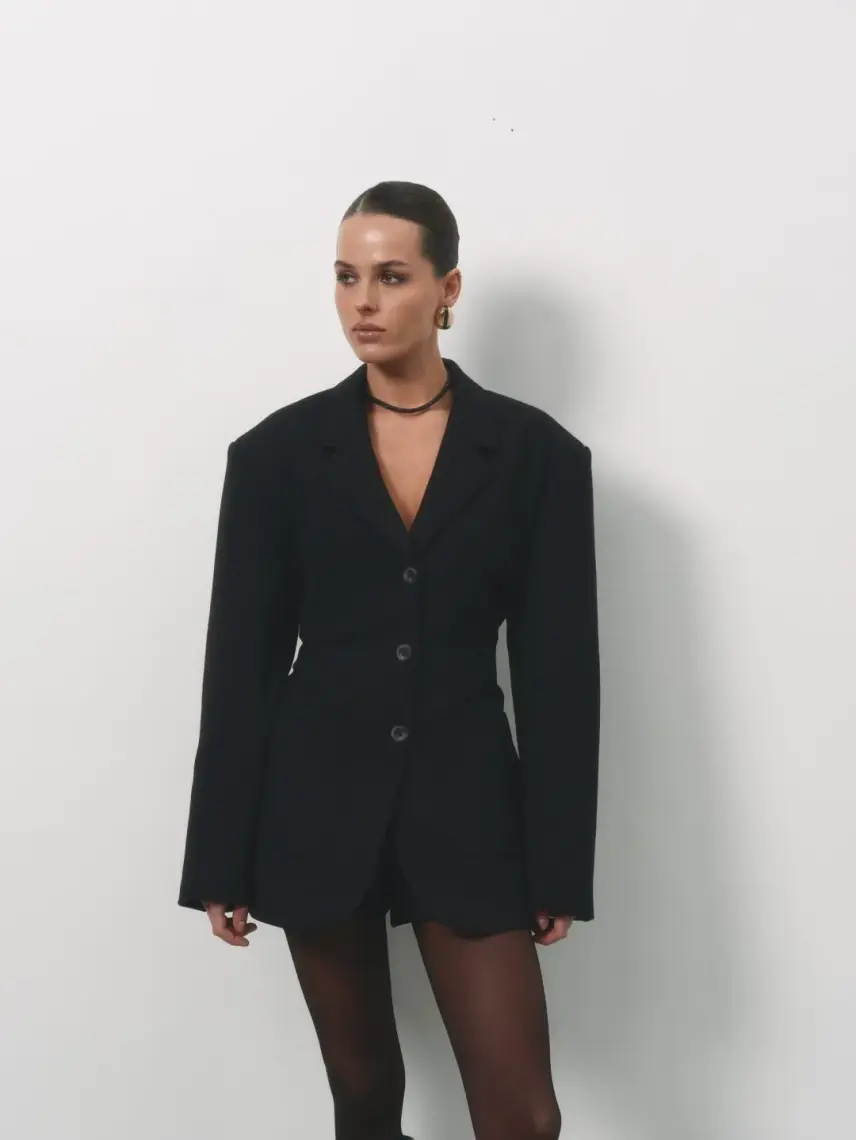 Samadhi Giacca oversize Nomy nera