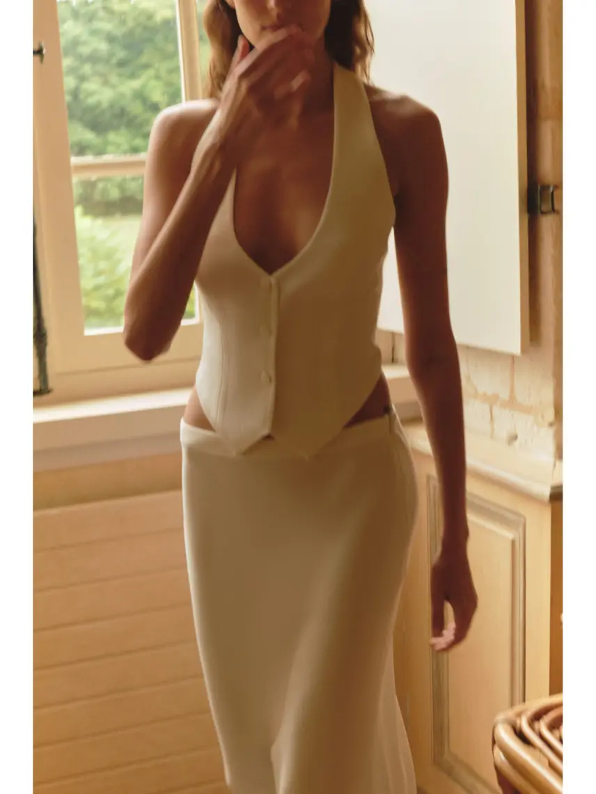 Stash JACQUELINE VEST W MLEKU