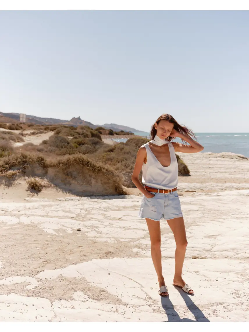 Stash Pantaloni scurți Mira albaștri