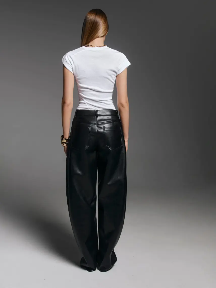 CULTNAKED Pantaloni a botte in vera pelle