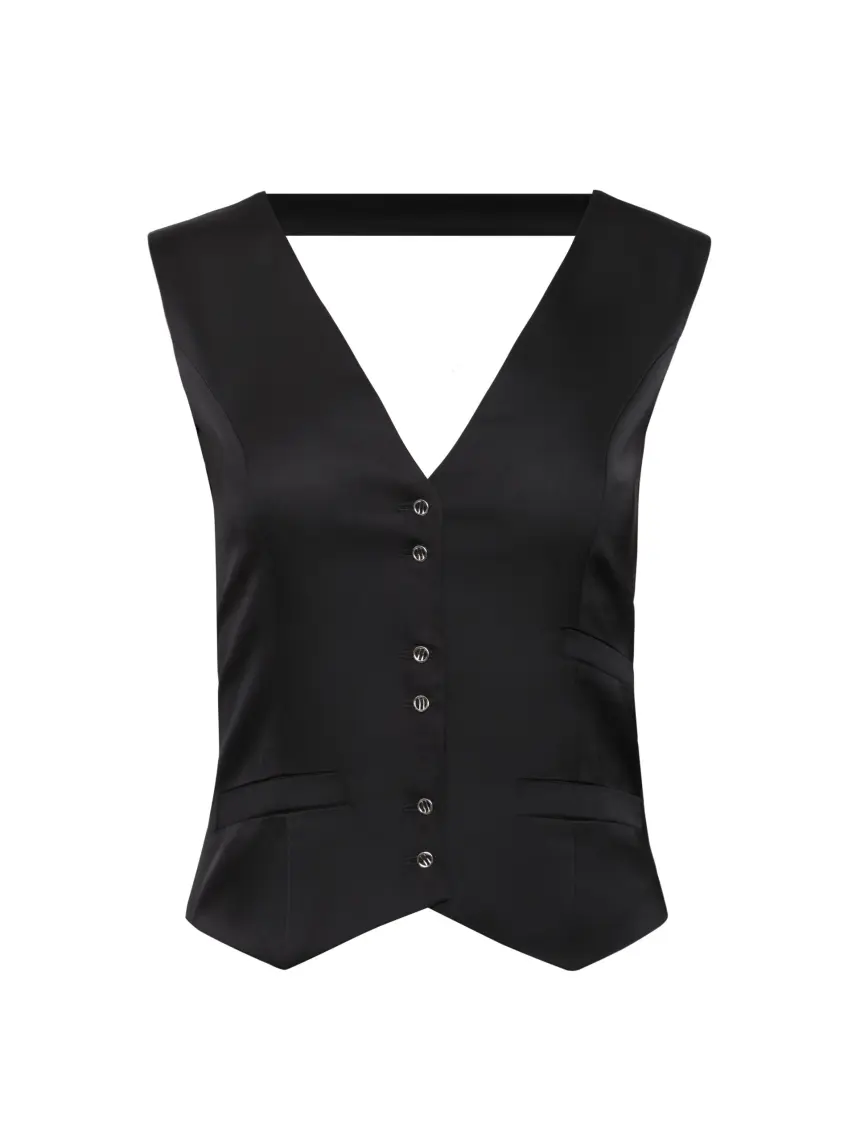 Samadhi Gilet nero Chloe