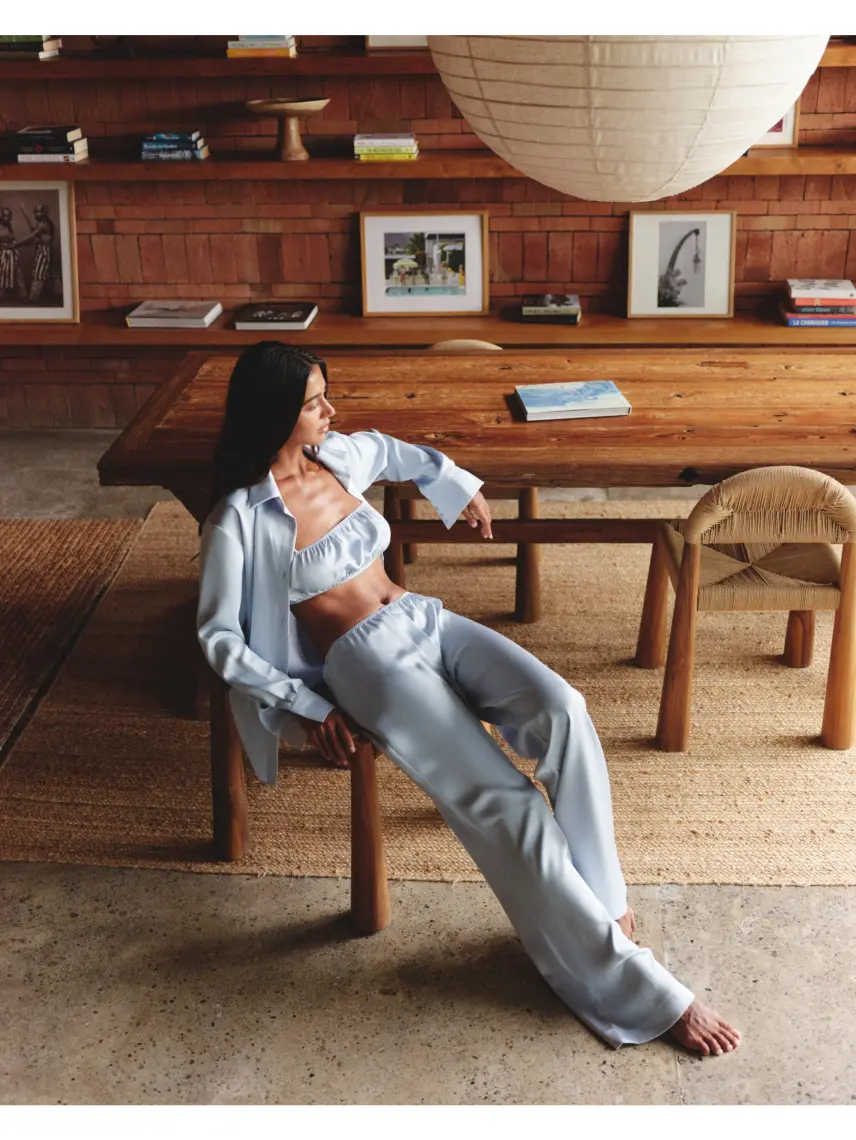 Stash Top Molly în albastru