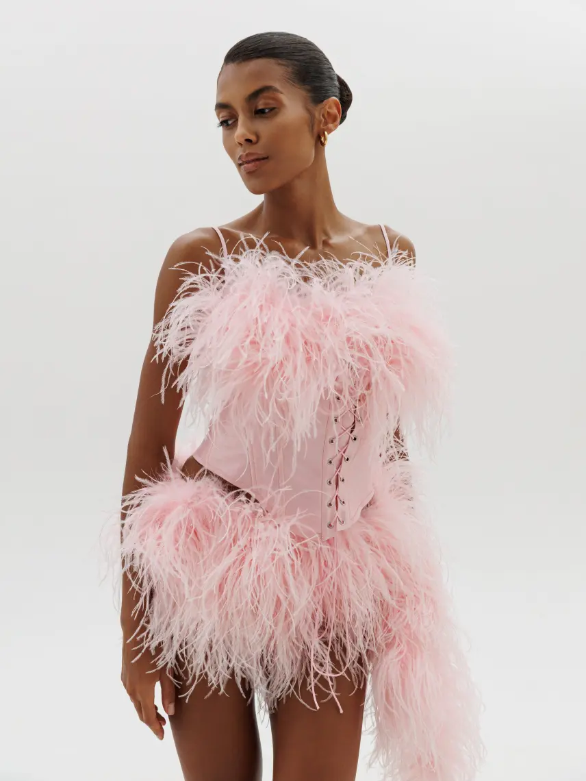 CULTNAKED Gonna-pantalone Cloud Nine in rosa Desire