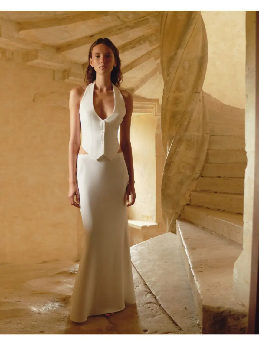 Stash JACQUELINE VEST W MLEKU