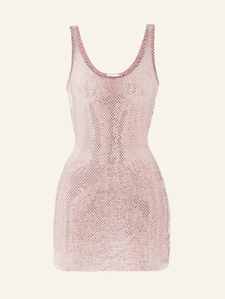 CULTNAKED Abito Stardust color champagne