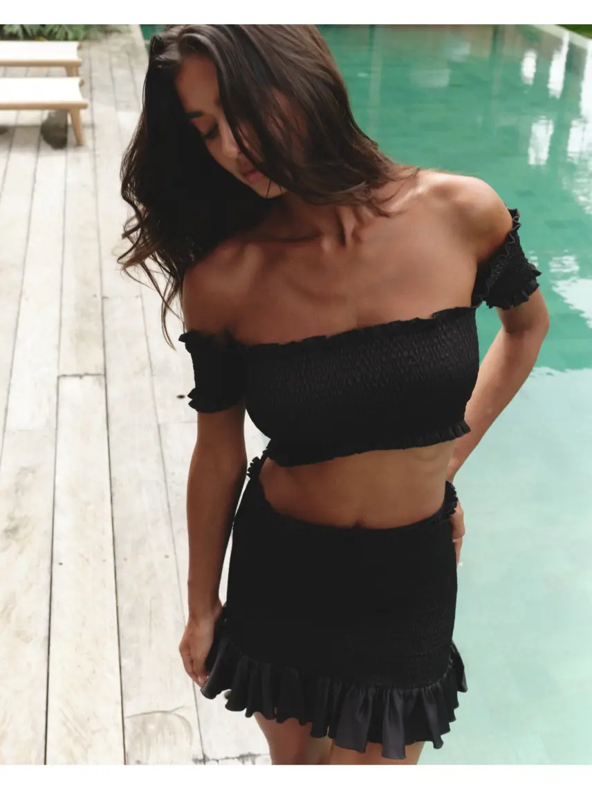 Stash Fustă Kate în negru