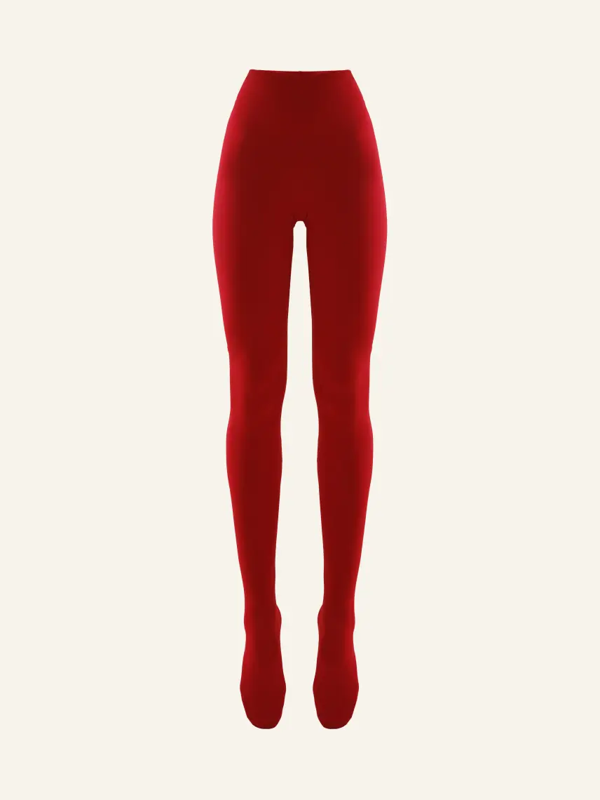 CULTNAKED Leggings color carne rossi