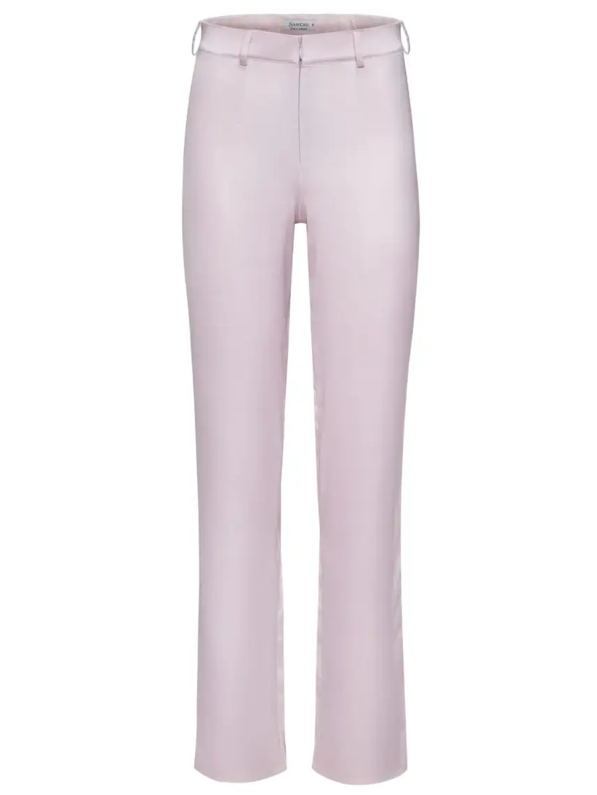 Samadhi Pantaloni di raso rosa pallido di Chloe