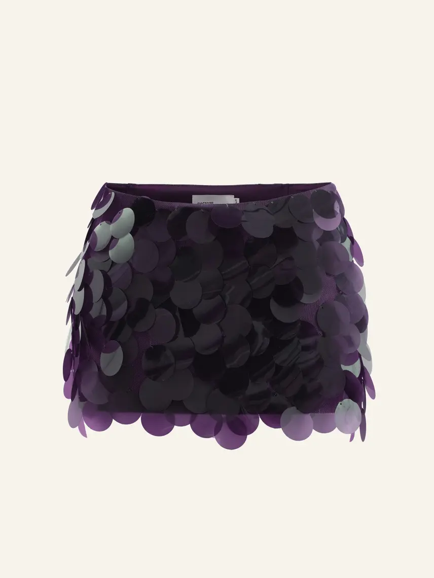 CULTNAKED Shuffle Mini Mini gonnellina viola