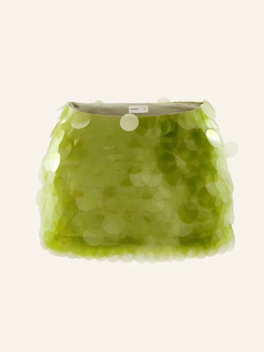 CULTNAKED Minigonna Shuffle Mini in Matcha