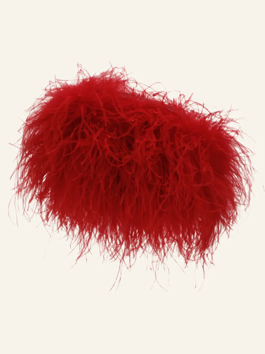 CULTNAKED Клатч Snap кольору Passion Red
