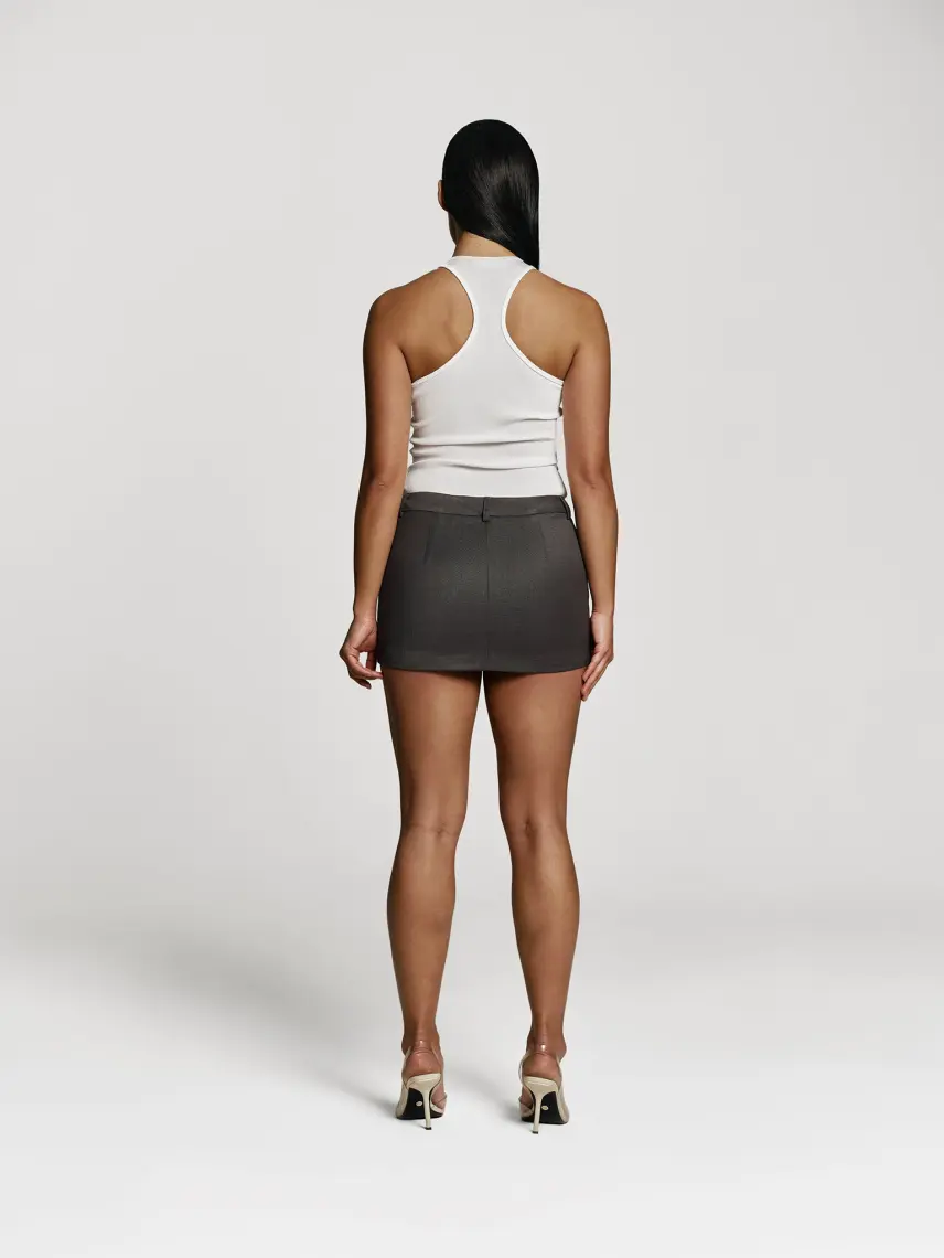 CULTNAKED Gonna-pantalone elaborata in grigio