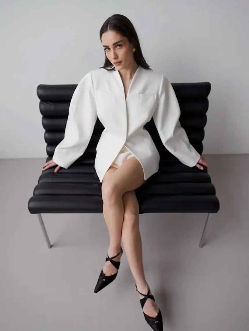 Stash Куртка Margaret кольору Milk