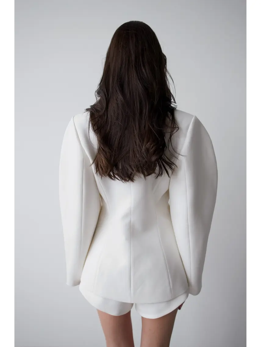 Stash Jachetă Margaret în culoarea laptelui