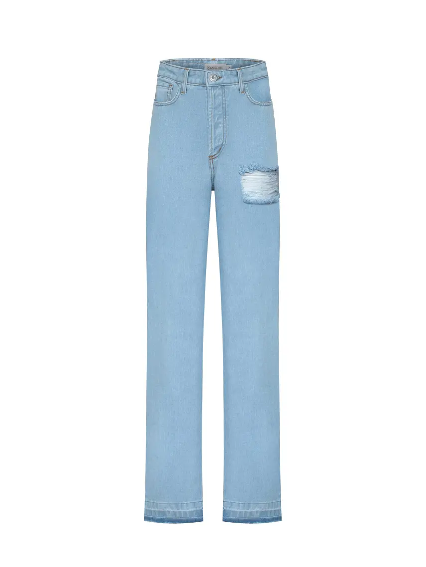Samadhi Jeans azzurri con spacco