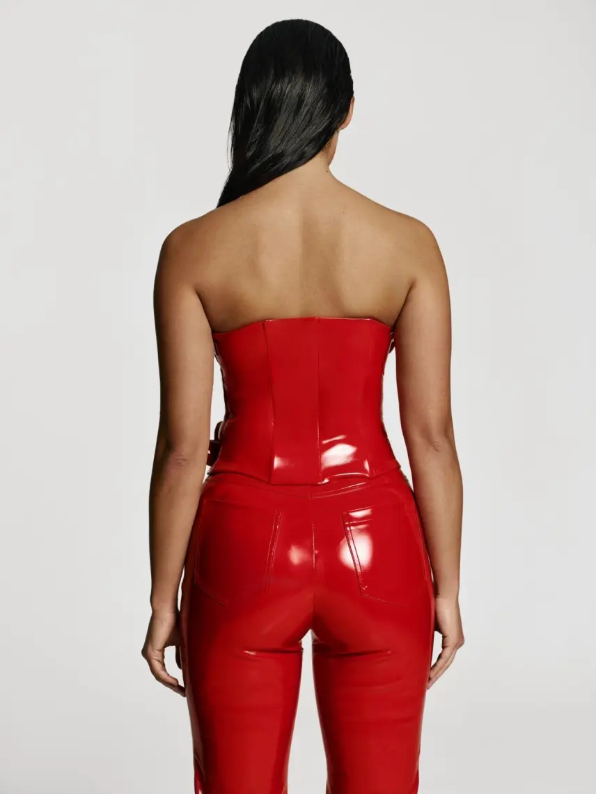 CULTNAKED Fascia Love Killa in vernice rossa
