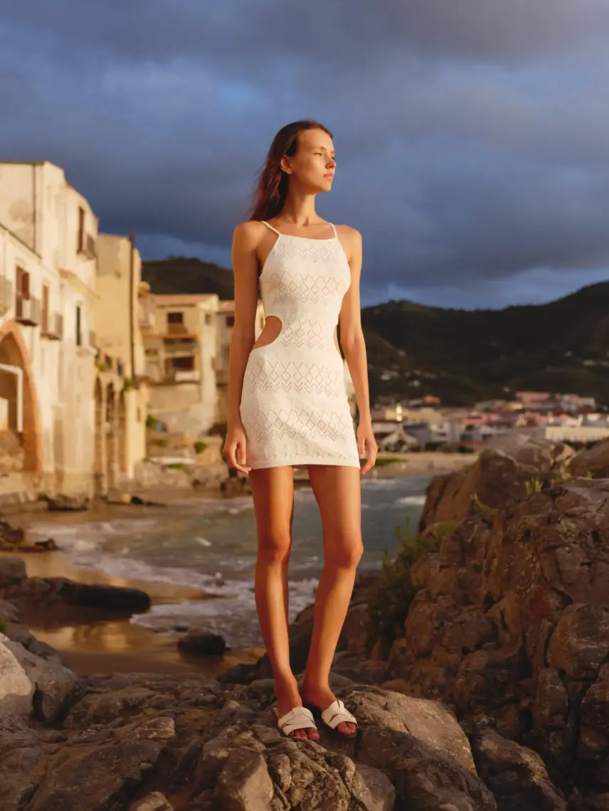 Stash Сукня Сідней молочного кольору