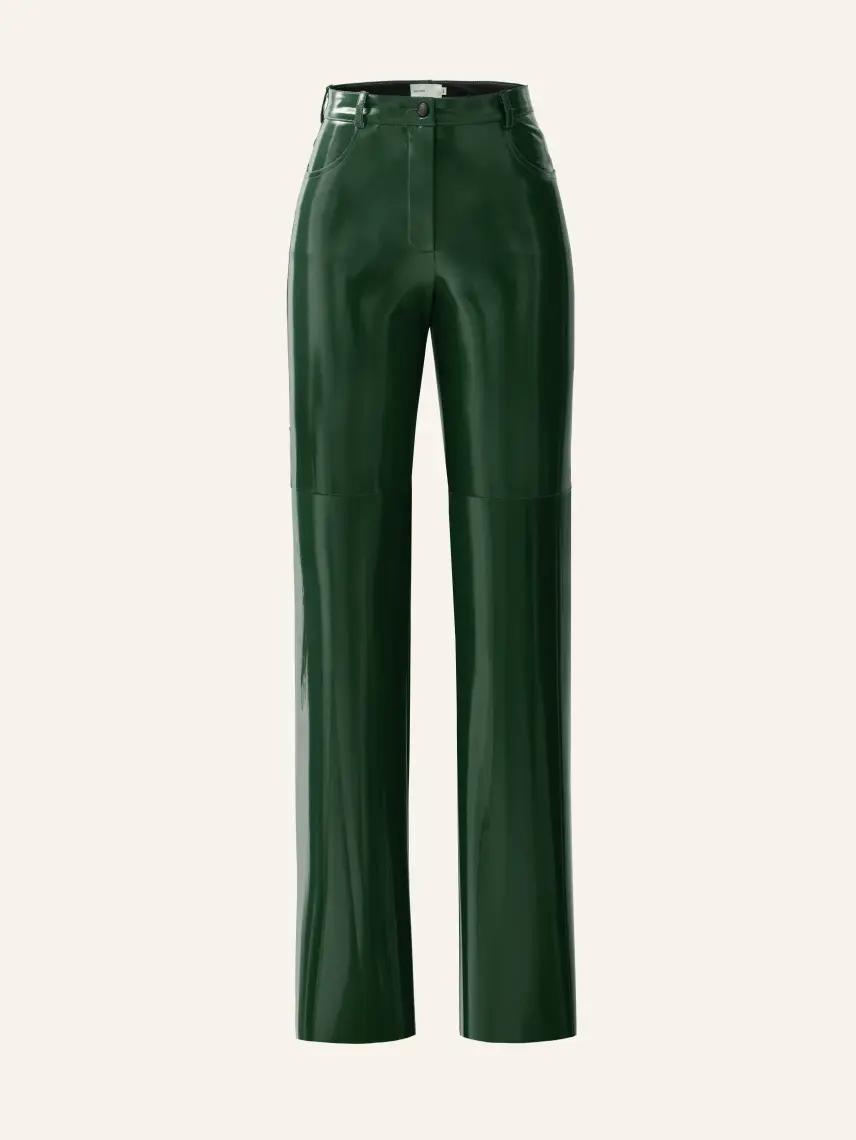 CULTNAKED Pantaloni Killa in pelle verniciata Viper