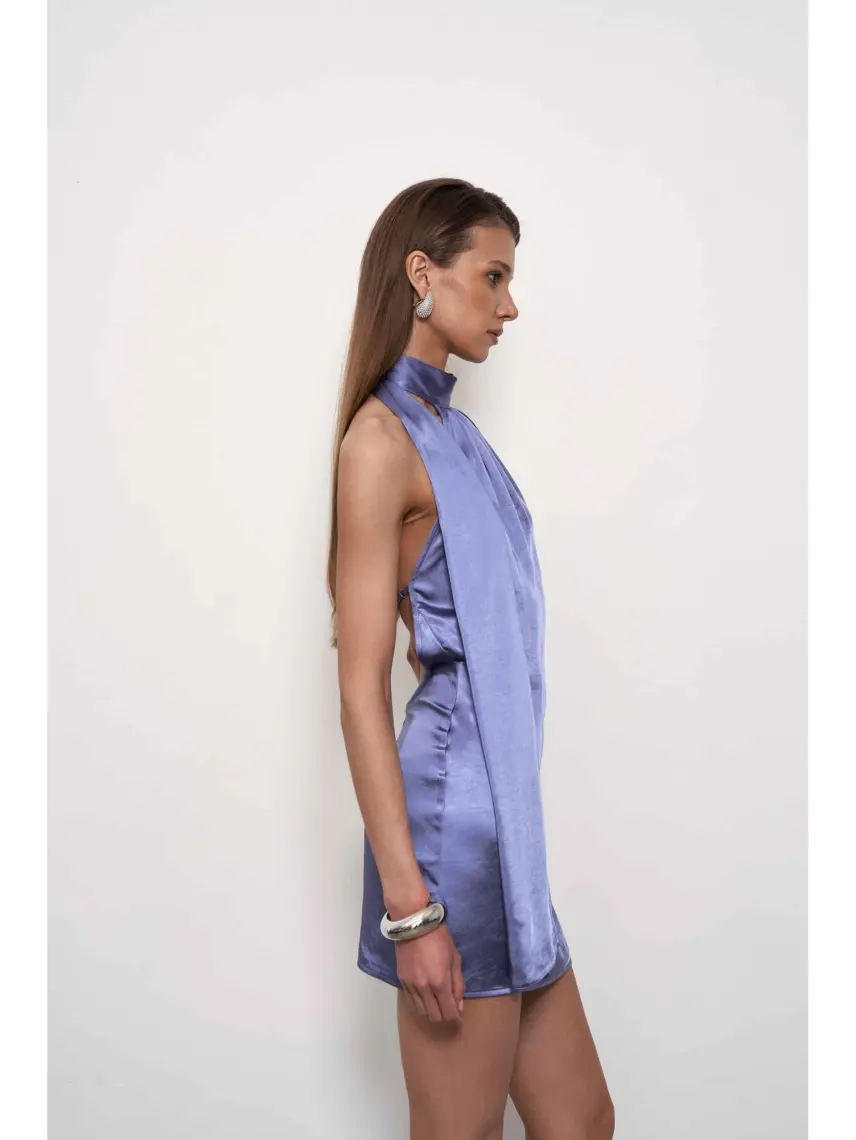 Samadhi Samanta royal blue dress