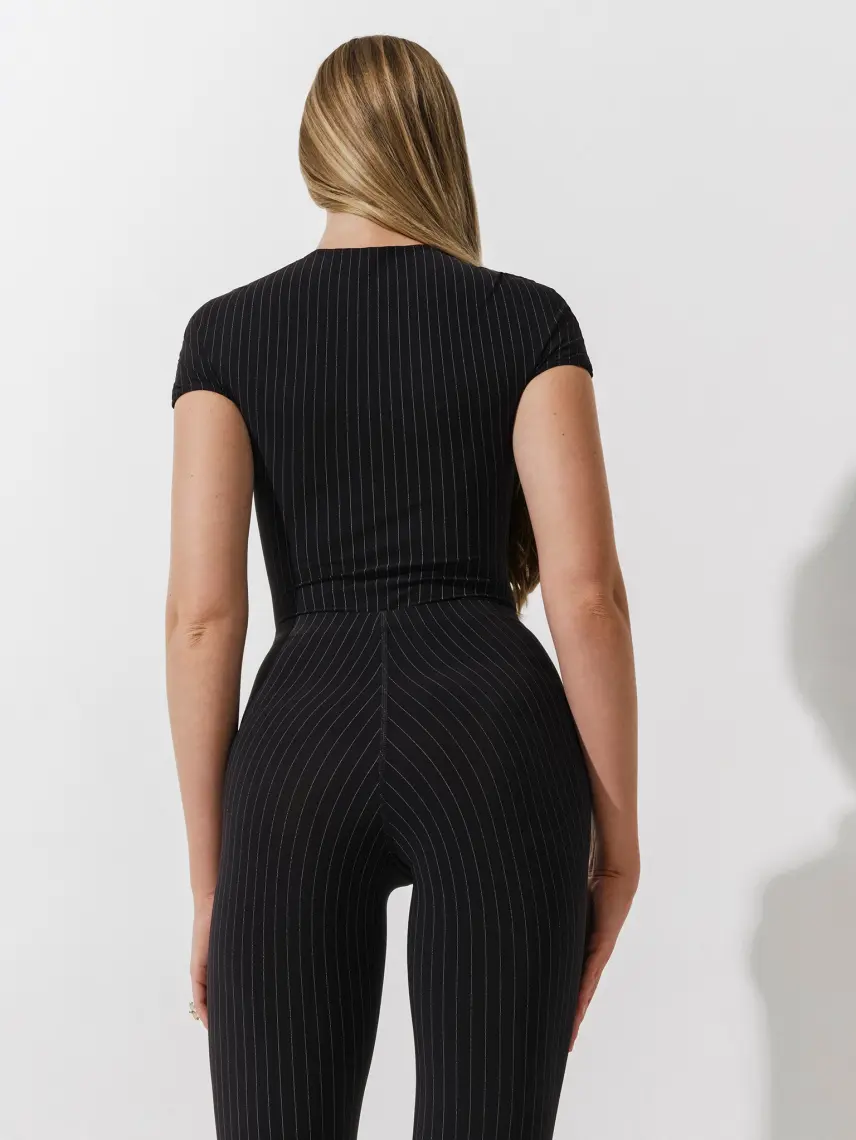 CULTNAKED Leggings aderenti a righe