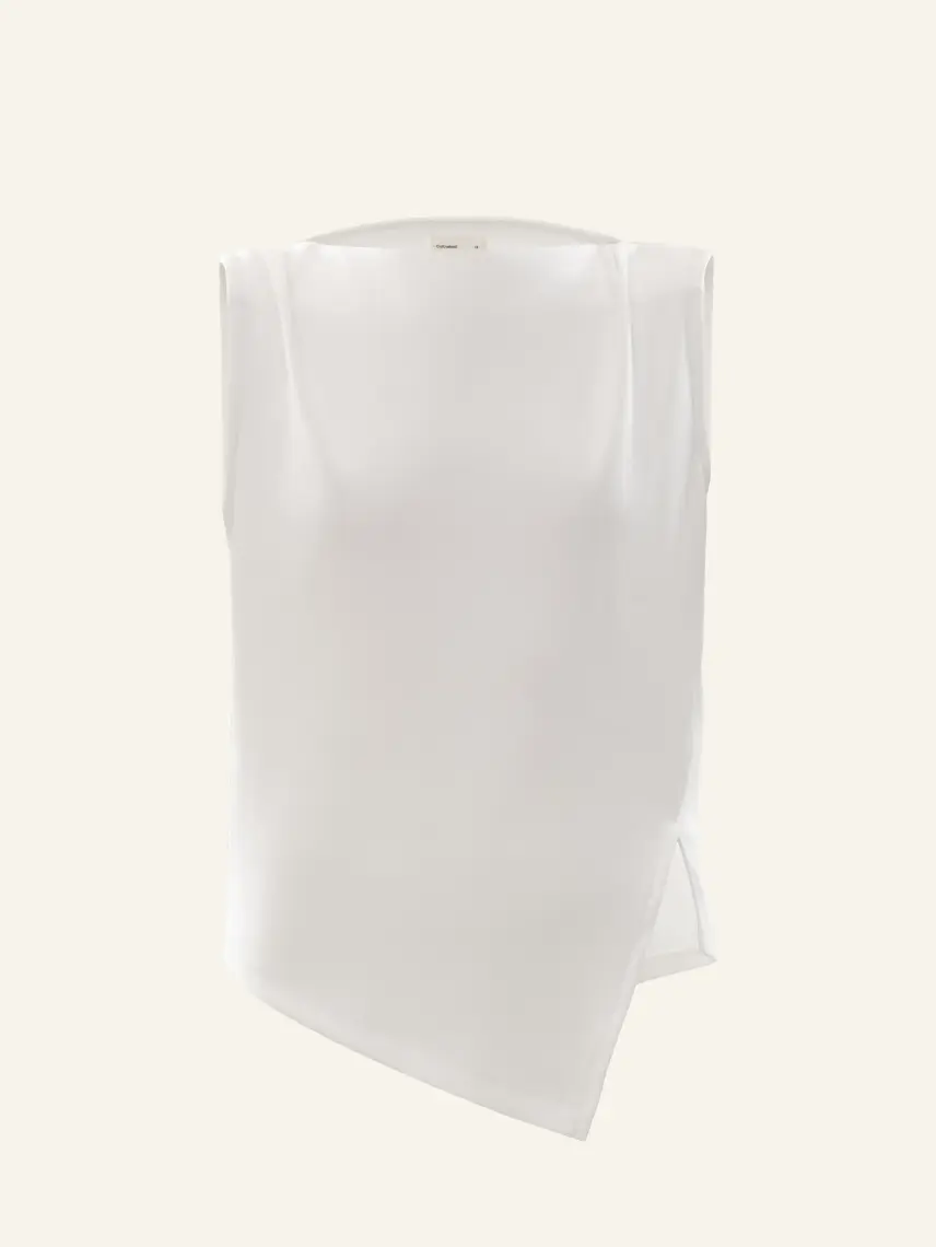 CULTNAKED Top Nila in cotone bianco