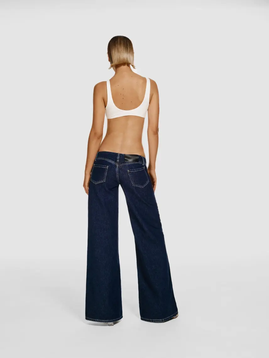 CULTNAKED Spodnie Denim Nerd w kolorze granatowym