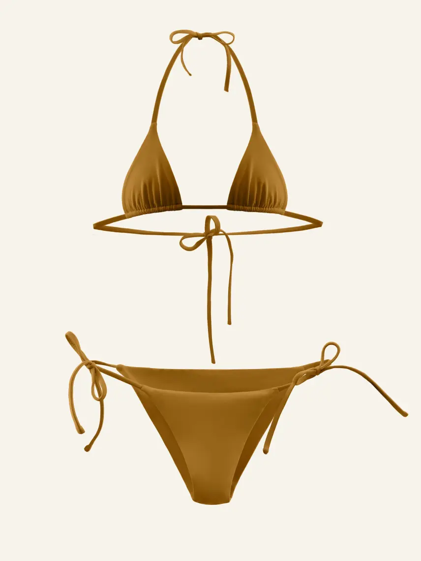 CULTNAKED Bikini solare color senape