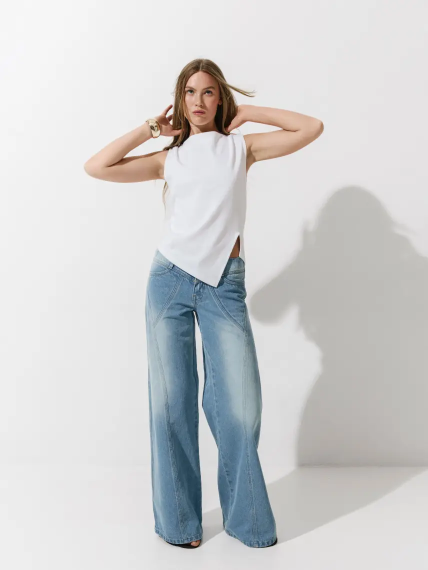 CULTNAKED Jeans da nerd blu