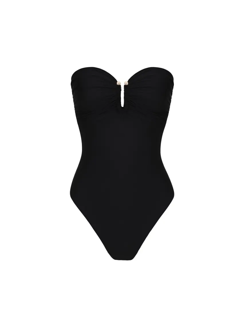Samadhi Costume da bagno intero a fascia nero