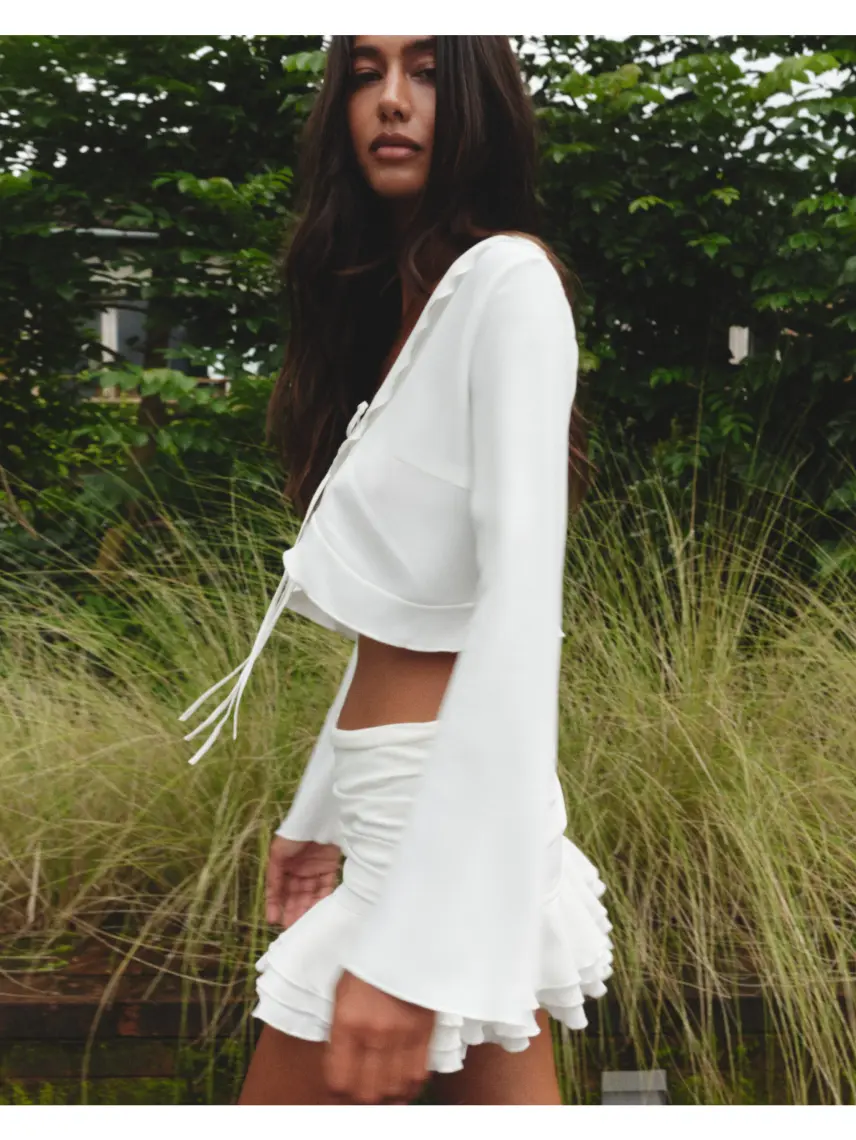 Stash Costum Ramona în alb